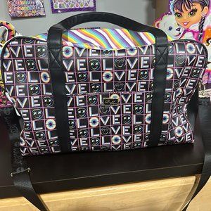 Betsey Johnson Luv Weekend Duffle Bag Rainbow Luggage